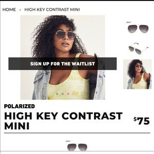 NWOT Quay Polarized High Key Mini Contrast